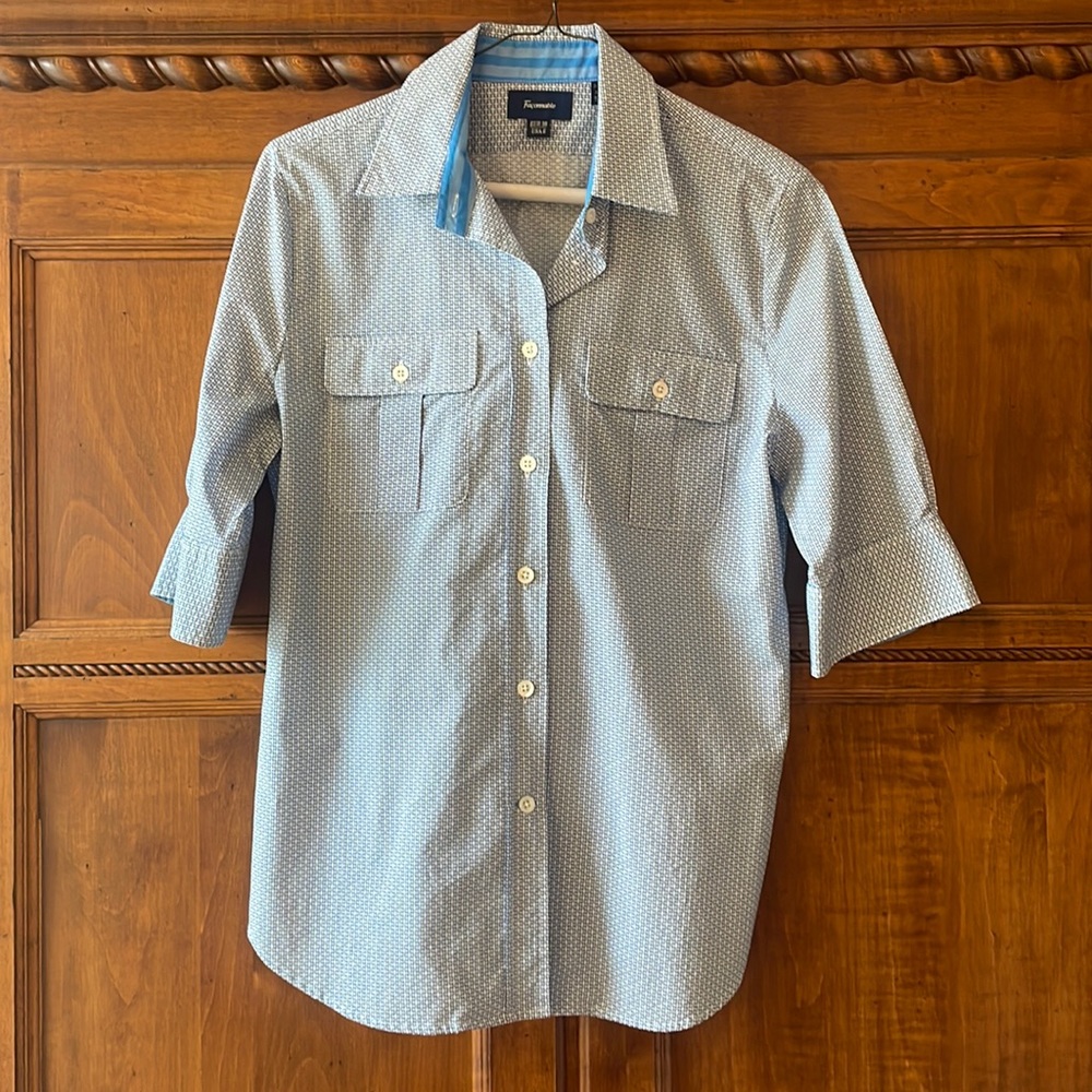 EUC Faconnable, Ladies, short, sleeved blouse